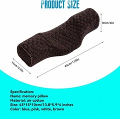 Luxury Memory Foam Cervical Neck Pillow with Removable Cover for Side Sleepers