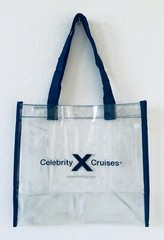 New Celebrity Cruises Lines Ship Logo Clear Transparent Stadium Tote Bag 