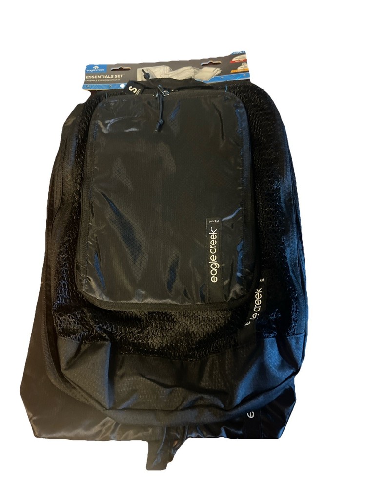 Eagle Creek Pack-It Essentials Set – 3-Piece, Black small medium large