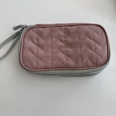 Pink Travel Cord Organizer Case Tech Electronic Bag 5”x7.5”