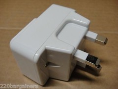 UK Plug Adapter W/ Power ON/OFF Switch -British Style 3-Pin Adapter