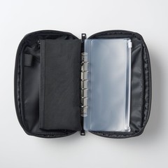 MUJI Passport Case Refill, Clear Pockets, 3 Sheets, Approx. 20 x 10 cm, OHE89A0A