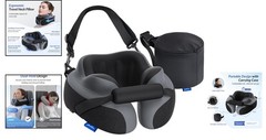 Adjustable Lightweight Travel Neck Pillow – Ergonomic Support for Head & Neck
