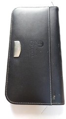 travel wallets card holder Multi-pocket Synthetic fibers black documents