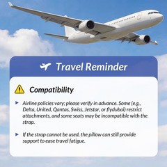 Ergonomic Travel Neck Pillow for Airplane, Dual-Hold Design to Stabilize Head…
