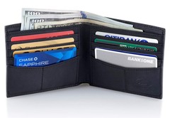 Stealth Mode RFID Wallet for Men – Genuine Napa Leather Bifold Mens Wallet wi…