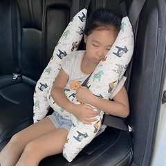 H-Shaped Car Travel Pillow for & Adult-Adjustable Car Seat Pillow, Soft Ergon…