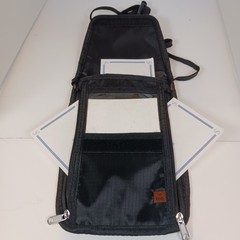 Tarriss Anti-Theft Neck Stash Travel Wallet Passport Holder RFID Blocking Pouch