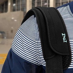 Ultra Thick & Breathable Universal Shoulder Pad Cushion for Bag – Long & Black