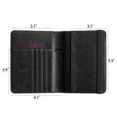 US Passport Holder Wallet Slim Leather Travel RFID Blocking ID Card Case Cover