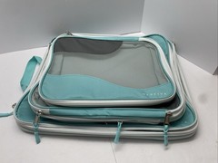 Compression Packing Cubes 4-Pack for Travel, Large Organizers, Tropical Style