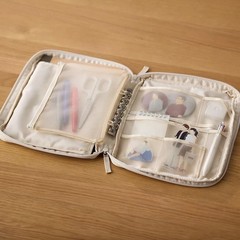 MUJI A5 wide Collection Case exclusive selectable pocket Ivory
