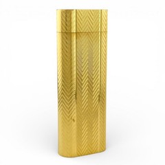Cartier Oval Herringbone Pattern Lighter – DUTY FREE