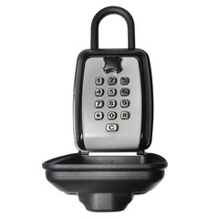 SISAV Push Button Lock Box,Outdoor Wall Mounted Key Storage Box with 10-Digit…