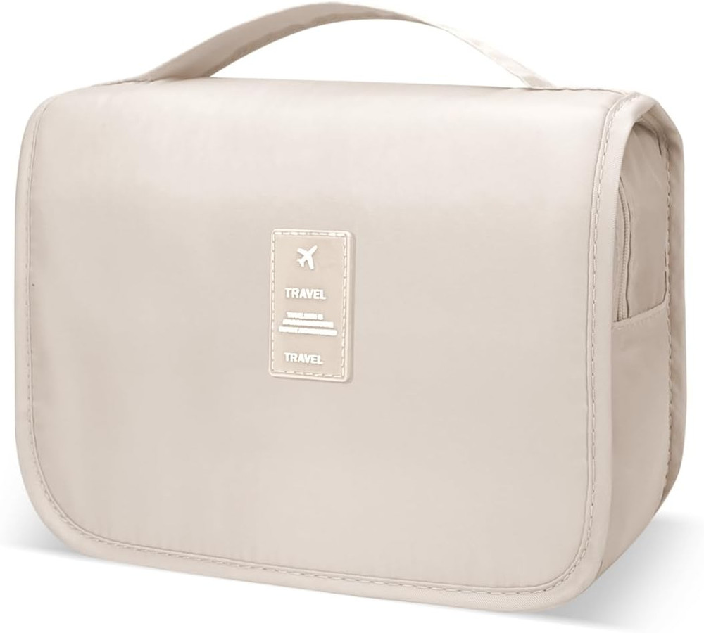 Large Capacity Toiletry Bag Travel Bag with Hanging Hook for Men and Women Water