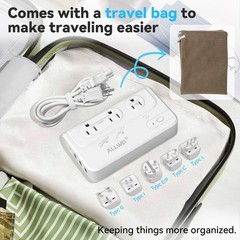 ALLWEI 2000W Travel Voltage Converter 220v to 110v Converter for European Tra…