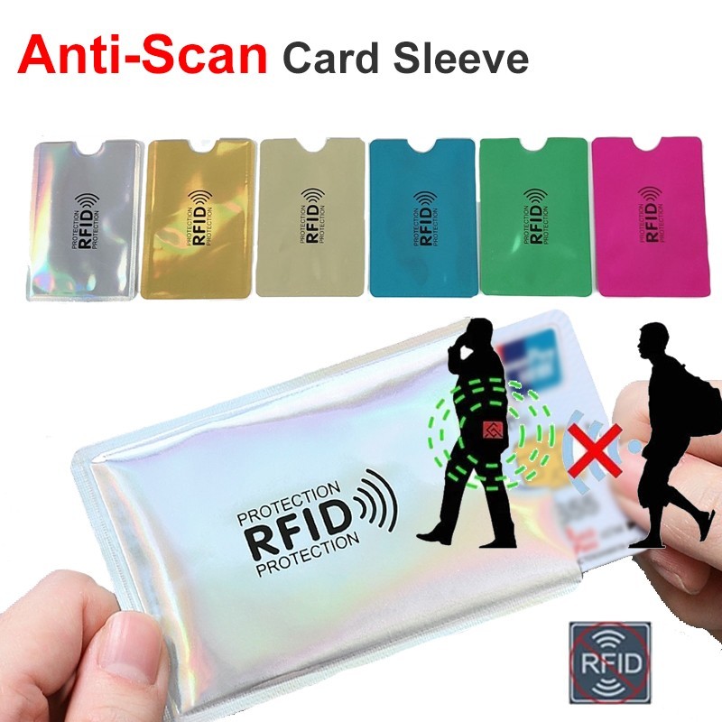 10x RFID Blocking Sleeves Credit Card Protector Holders Theft Protection Secure