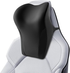 Ergonomic Memory Foam Car Headrest Pillow Support Cushion Black 1 Pack