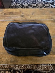 Eagle Creek Packing Cube Organizer Black Mesh Travel Luggage Clothes Bag Zip