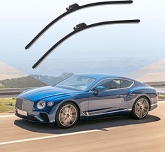 1 Set Windshield Wiper Blade Compatible with Bentley Continental Gt Gtc &