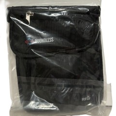 Unisex Adult Boundless Travel Neck Wallet w/ RFID Protection in Black NEW