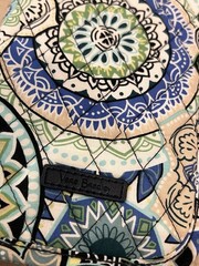 Vera Bradley Curling & Flat Iron Cover Quilted Cover “Sketched Medallion” NWT