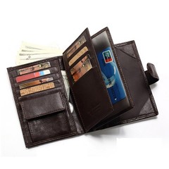 RFID Blocking Travel Leather Wallet Passport Holder Credit ID Card Case Cover