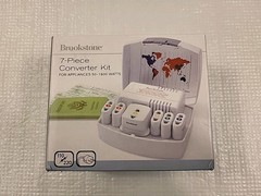 Brookstone Original 7 Piece Converter Kit for Appliances 50 – 1800 watt