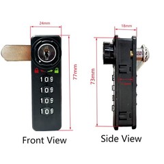 1 Pack Mechanical Code Digital Combination Lock – Password Entry Cam Lock for…