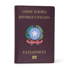 Italy Genuine Leather Crafted Travel Passport Wallet/Holder