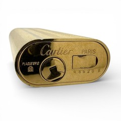 Cartier Oval Herringbone Pattern Lighter – DUTY FREE