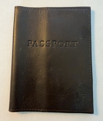 Vintage Ralph Lauren Classic Leather Passport Sleeve – Brown