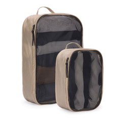 Thule Small & Medium Packing Cube Set Travel Organiser in Gentle Beige