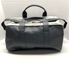 Calvin Klein Fragrances Duffle Bag Travel Gray Zipper Closure