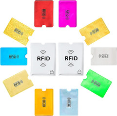 28 RFID blocking sleeves (24 credit card protectors)