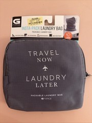 NEW G Force Insta-Pack Laundry Bag Gray Packable Lightweight Large
