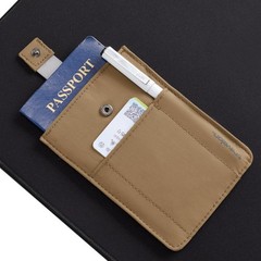 Travelon RFID Blocking Pull Up Passport holder 4.25”W x 5.75”H x 0.30”D, Late