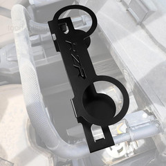 RZR PRO R Cup Holder Passenger Grab Handle Drink Water Bottle Black