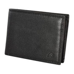 ASAD Premium Genuine Leather Wallet for Men | Slim, Black Id Flap Window