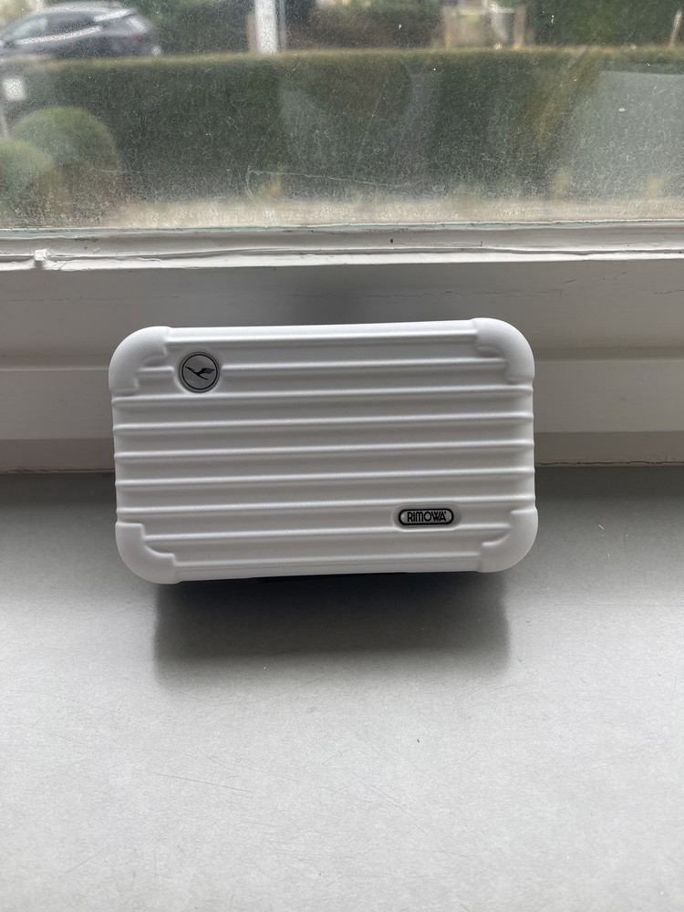 Rimowa Lufthansa Amenity Kit | Opened | First Class | Matte White Colour