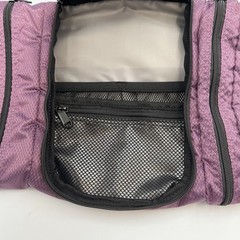 NEW! eBags Pack It Flat Toiletry Kit Large Eggplant Purple Travel Bag
