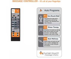 Human Touch HT-5005 Massage Chair Handheld Remote control Hand Controller OEM