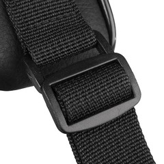 Car-Seat Head Neck Rest Support Cushion HeadRest Pillow Soft Leather Black