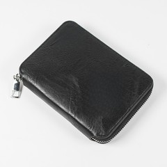 Lightweight RFID-Blocking Elegant Portable Soft Travel Zipper Passport Organizer