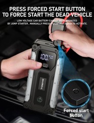 Sharmeal Car Jump Starter 5000A, Battery Pack for 10.0L 5000A