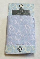 MARTHA STEWART PASSPORT HOLDER BIRDS TRAVEL WALLET AIR TAG HOLDER CARD SLOTS NWT