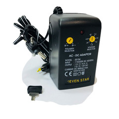 AC DC Power Adapter 500ma Adaptor 220 110 Volt Multi Connector Ends Universal