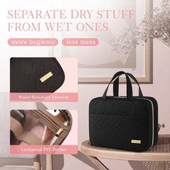Durable Hanging Toiletry Bag with Multiple Compartments – Perfect for Travel