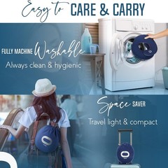 Adjustable Travel Neck Pillow – Patented Design