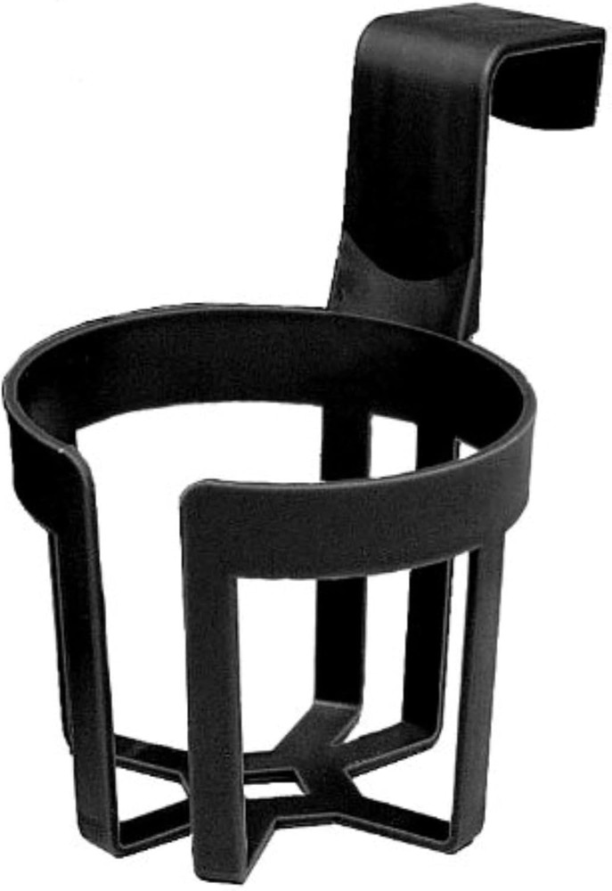 Custom Accessories 91100 Black Large Cup Holder – 44 oz.Capacity Single,